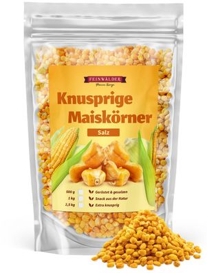 Feinwälder® 1kg geröstete Maiskörner extra knusprig & 100% natürlich