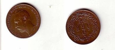 alte 5 Öre Kupfer Münze Schweden 1872