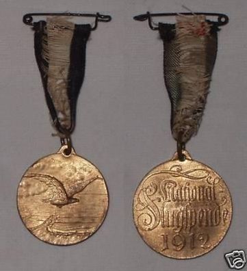 alte Medaille National Flugspende 1912