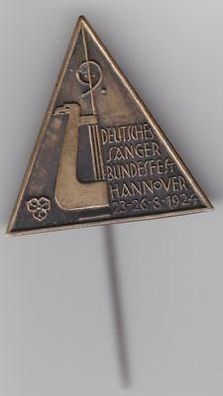 altes Abzeichen 9. deut. Sänger Bundesfest Hannover 1924