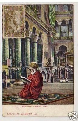 33381 Ak Türkischer Priester in einer Moschee um 1910