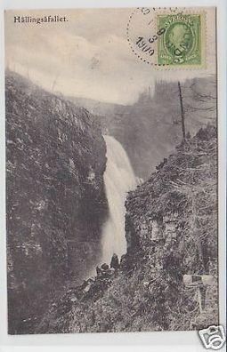 33493 Ak Hällingsafallet Schweden Wasserfall 1909