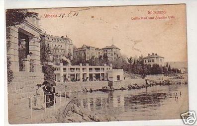 33687 Ak Abbazia Südstrand Quitta Bad Arkaden Café 1908