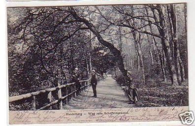 33772 Ak Heidelberg Weg zum Scheffeldenkmal 1904