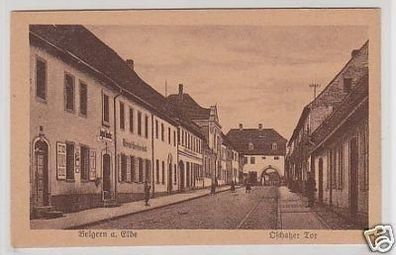 33861 Ak Belgern an der Elbe Oschatzer Tor um 1925