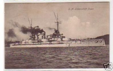 34390 Ak Kriegsschiff S.M. Linienschiff "Posen" 1910