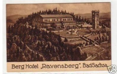 34349 Ak Berg-Hotel Ravensberg "Bad Sachsa" um 1920