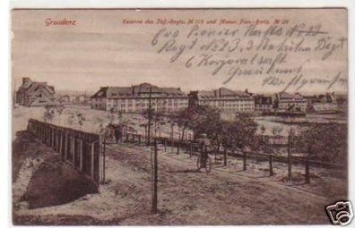 34092 Feldpost Ak Graudenz Kaserne 1915
