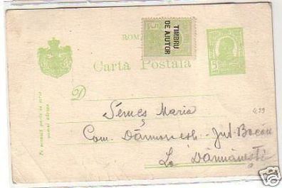 34010 Ganzsachen Postkarte Rumänien 5 Bani um 1900