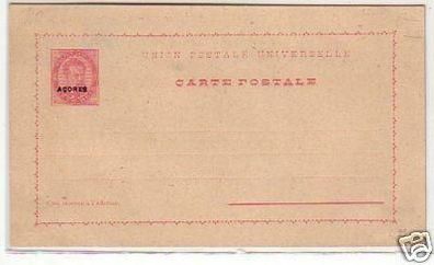 34001 50 Reis Ganzsache Portugiesisch Azoren um 1900