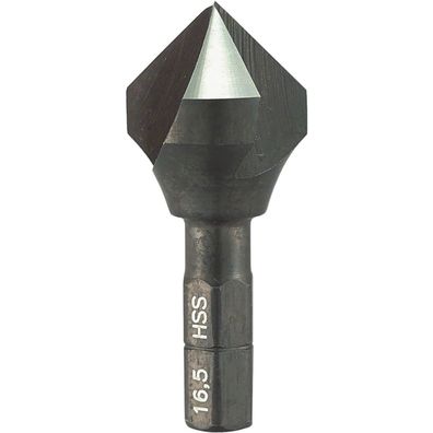 Alpen Kegelsenker und Entgratsenker BIT Z=3 90 Grad HSS M10 1/4" Sechskantschaft