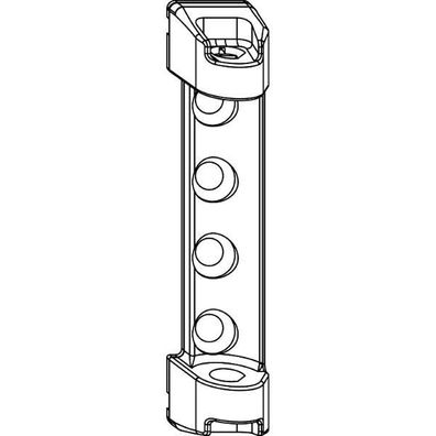 Maco #204779 Scherenlager PVC 7mm Tragezapfen 120 kg weiß (204779)