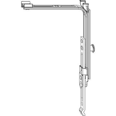 Maco #222209 MM Eckumlenkung senkrecht 1 iS verlängerbar (222209)