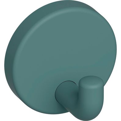 HEWI #801.90B010 55 Mantelhaken Höhe 40mm Polyamid aquablau matt