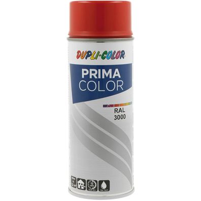 Dupli-Color Lackspray Prima 400ml feuerrot glänzend RAL 3000 (400 ml)