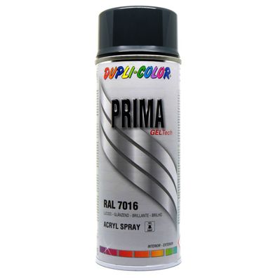 Dupli-Color Lackspray Prima 400ml anthrazitgrau glänzend RAL 7016 (400 ml)