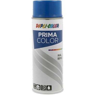 Dupli-Color Lackspray Prima 400ml enzianblau glänzend RAL 5010 (400 ml)