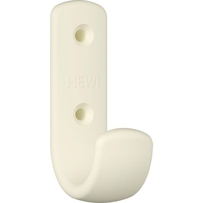 HEWI #477.90B060 99 Mantelhaken Höhe 72mm Polyamid reinweiß matt