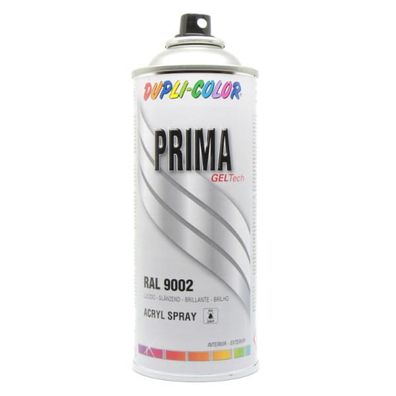 Dupli-Color Lackspray Prima 400ml grauweiß glänzend RAL 9002 (400 ml)