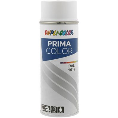 Dupli-Color Lackspray Prima 400ml verkehrsweiß glänzend RAL 9016 (400 ml)