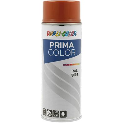 Dupli-Color Lackspray Prima 400ml kupferbraun glänzend RAL 8004 (400 ml)