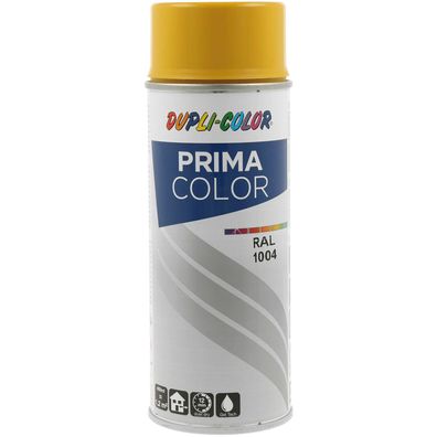 Dupli-Color Lackspray Prima 400ml goldgelb glänzend RAL 1004 (400 ml)