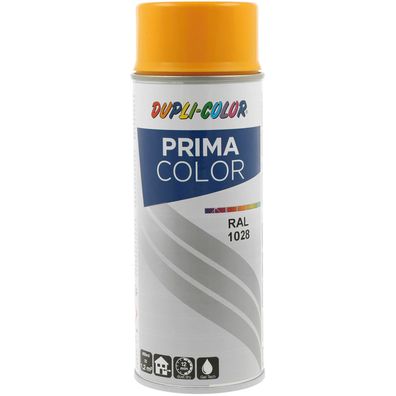 Dupli-Color Lackspray Prima 400ml melonengelb glänzend RAL 1028 (400 ml)