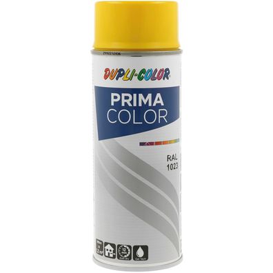 Dupli-Color Lackspray Prima 400ml verkehrsgelb glänzend RAL 1023 (400 ml)