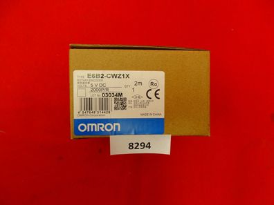 OMRON E6B2-CWZ1X - Encoder Ø 6mm Schaft, Leitungstreiber 1000/U, 6000U/min, 5VDC