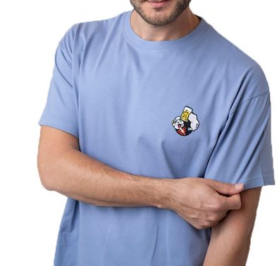 Bavarian CAPS T-Shirt Popeye hellblau