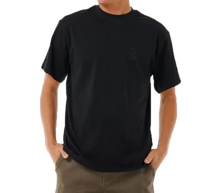 RIP CURL T-Shirt Search Embroidery black