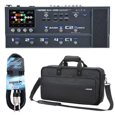 Boss Effektgerät GX-100 Multi-Effektgerät mit Tasche und Kabel