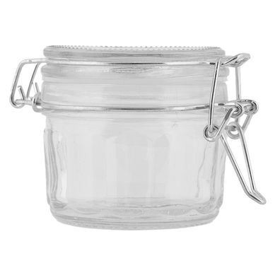 Clayre & Eef Vorratsglasdeckel 10x7x6 cm Transparant Glas (Gr. 10x7x6 cm)
