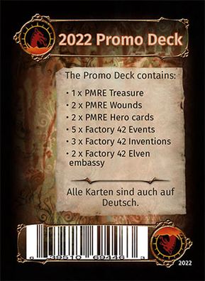 Factory 42 & Perdition´s Mouth Promo Deck 2022 (de/en)