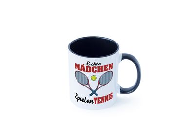 Echte Mädchen Spielen Tennis | Tennis Spielen | Sport Tasse - Geschenk