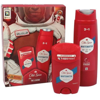 Old Spice Geschenk-Set Whitewater Duschgel 3in1 250 ml + Deo Stick 50 ml