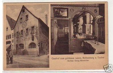 16411 Ak Rothenburg a. Tauber Gasthof um 1930