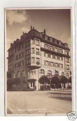16544 Ak St. Fiden Hotel Restaurant Bahnhof 1929
