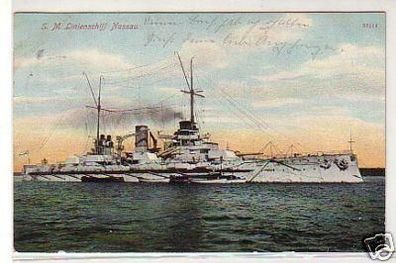 16554 Ak Deutsches Linienschiff S.M.S."Nassau" 1911