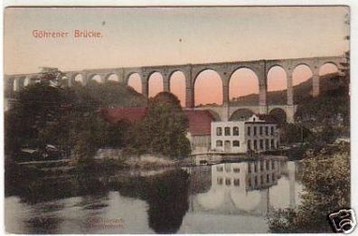17872 Künstler Ak Göhrener Brücke um 1910