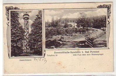 17947 Ak Sommerfrische Sennhütte bei Bad Pyrmont 1907