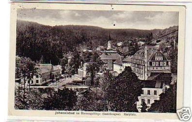 18009 Ak Johannisbad im Riesengebirge Kurplatz 1939