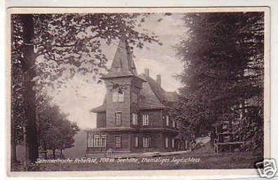 18385 Ak Sommerfrische Rehefeld Jagdschloss um 1930