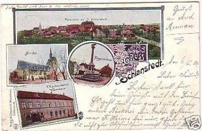 19223 Mehrbild-Ak Gruss aus Schlanstedt 1904