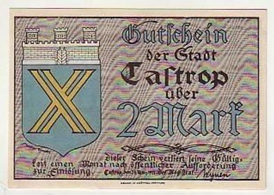 2 Mark Banknote Notgeld Stadt Castrop 1921
