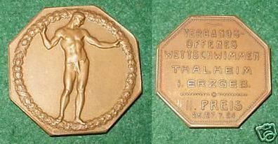 2. Preis Bronze Medaille Wettschwimmen Thalheim 1924