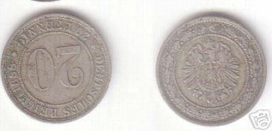 20 Pfennig Münze Nickel Kaiserreich 1888 A