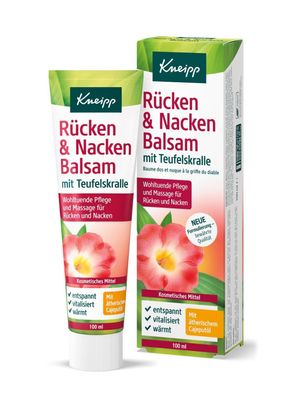 Kneipp® Rücken & Nacken Balsam 100 ml Teufelskralle Sheabutter Vegan