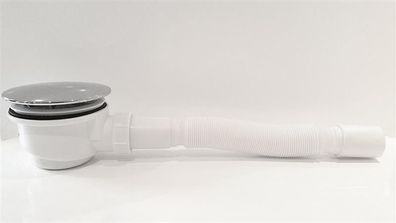 BuyLando Ablaufgarnitur 90 mm – Ablaufloch mit Geruchverschluss Siphon für Duschwa