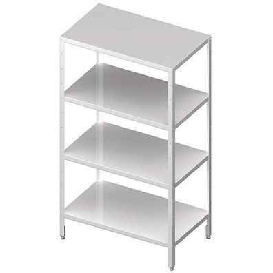 Stalgast Regal ECO mit glatten Böden 600x400x1800 mm, Selbstmontage